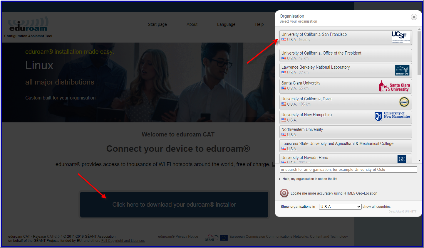 Get Global Access with eduroam UCSF IT